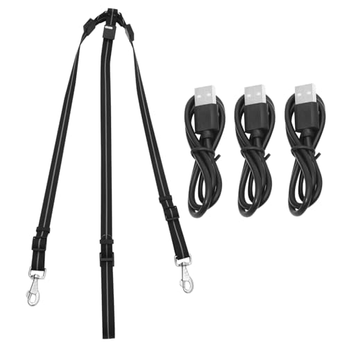 CONGARTENO Leuchtendes Pferde Brustgeschirr mit LED Beleuchtung Wasserdichtes aus Strapazierfähigem PU Material Ring Robustes Pferde Accessoire für Sicheres Training und Outdoor CONGARTENO Leuchtendes Pferde Brustgeschirr mit LED Beleuchtung Wasserdichtes aus Strapazierfähigem PU Material Ring Robustes Pferde Accessoire für Sicheres Training und Outdoor von CONGARTENO