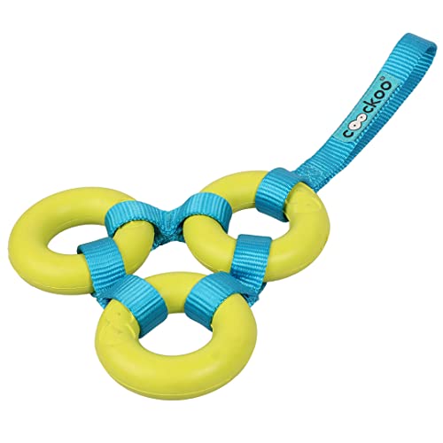 COOCKOO, Hundespielzeug Looop Limette, aus Naturkautschuk, strapazierfähiges Band aus gewebtem Nylon, befriedigt das Kaubedürfnis, Spielzeug zum Apportieren, leuchtende Farben COOCKOO, Hundespielzeug Looop Limette, aus Naturkautschuk, strapazierfähiges Band aus gewebtem Nylon, befriedigt das Kaubedürfnis, Spielzeug zum Apportieren, leuchtende Farben von COOCKOO