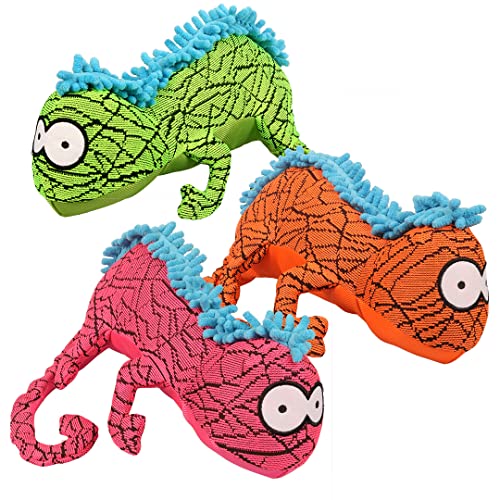 Coockoo, Rango-Spielzeug, zufällige Farben, Schwanz aus Seil mit Schleife, mit Quietscher, Sneaker-Stoff und robustem Oxford, buntes und Robustes Hundespielzeug Coockoo, Rango-Spielzeug, zufällige Farben, Schwanz aus Seil mit Schleife, mit Quietscher, Sneaker-Stoff und robustem Oxford, buntes und Robustes Hundespielzeug von COOCKOO