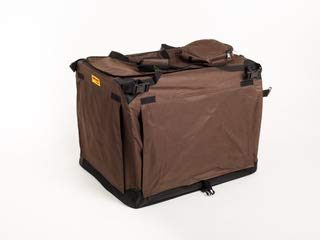 Hundebox XL 82 * 59 * 59cm, Käfig, Box, Box für Reisen (braun) von COOL PET