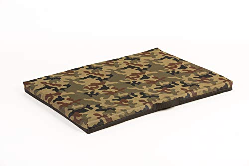 COOL PET Hundematratzen, 5cm Dicke Schaumstoffplatte, Oxford 600D Textilie mit PVC-Anstrich, Größe 2XL-89x62cm, Farbe Camouflage 1 von COOL PET