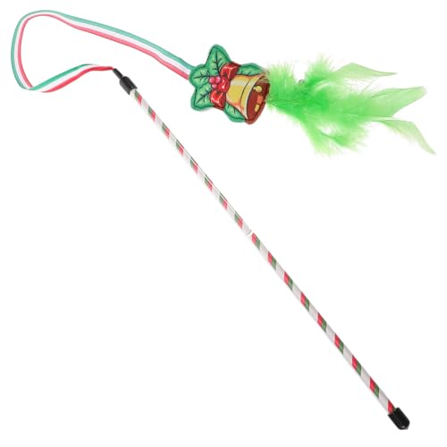 COOLHIYA Ergonomischer Spielstab für Katzen mit Leichtem Federdesign für Indoor Spiel und Vielseitige Unterhaltung für Verspielte Kätzchen COOLHIYA Ergonomischer Spielstab für Katzen mit Leichtem Federdesign für Indoor Spiel und Vielseitige Unterhaltung für Verspielte Kätzchen von COOLHIYA