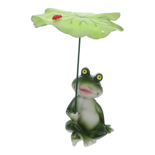 COOLHIYA Froschfigur: Frosch-Kunstharz-Handwerk für Aquarium und Gartendekoration – Miniaturfigur für Mikrolandschaftsaquarium und Tischdekoration COOLHIYA Froschfigur: Frosch-Kunstharz-Handwerk für Aquarium und Gartendekoration – Miniaturfigur für Mikrolandschaftsaquarium und Tischdekoration von COOLHIYA