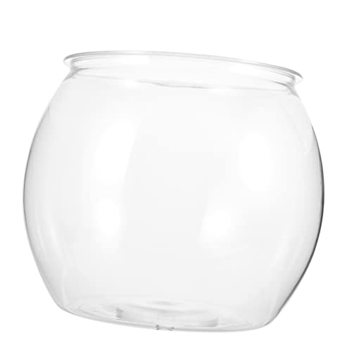 COOLHIYA Obstschale Bonbonniere Partygeschenk Schüssel Glas-Kunststoffbehälter Büro Hydrokultur-Vase Kunststoff-Terrarium Bonbonschale von COOLHIYA