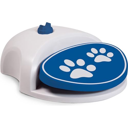 Coolpets Splash Water Fountain - Wasserspaß für Haustiere - Lieferung mit Zwei Düsen - Trinkwasser für Hunde - Trinkbrunnen für Haustiere - Blau von Coolpets