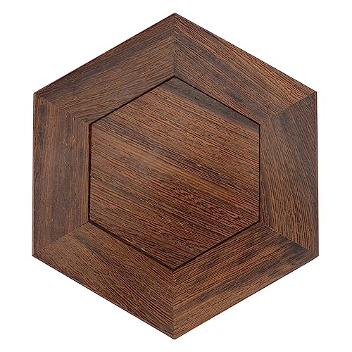 COOPHYA 1 Stück Holzdisplay Sockel für Blumenvasen und Kunstwerke Sechseckige Basis Hochwertigem Hartholz für Deko und Ausstellungen für Wohnzimmer Schlafzimmer und Kreative Gestaltung COOPHYA 1 Stück Holzdisplay Sockel für Blumenvasen und Kunstwerke Sechseckige Basis Hochwertigem Hartholz für Deko und Ausstellungen für Wohnzimmer Schlafzimmer und Kreative Gestaltung von COOPHYA