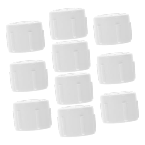 COOPHYA 10er-Pack Weiße PVC-gewindekappe Für Tropfbewässerung Runde Lochstopfen Innengewinde Sch40 Sanitäranschlusskappe Für Wasserleitung COOPHYA 10er-Pack Weiße PVC-gewindekappe Für Tropfbewässerung Runde Lochstopfen Innengewinde Sch40 Sanitäranschlusskappe Für Wasserleitung von COOPHYA