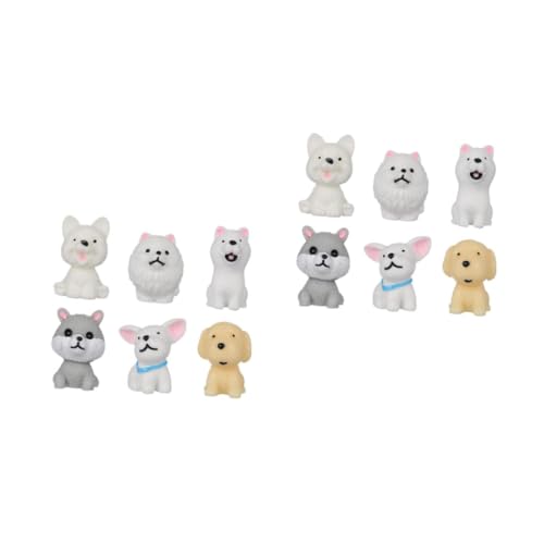 COOPHYA 2 Sätze Mini-welpe Spielzeugtiere Mini-tierfiguren Hundekuchenfiguren Hundespielzeug Für Welpenspielzeug Für Kleines Hundespielzeug Welpen Harz 12 Stück * 2 COOPHYA 2 Sätze Mini-welpe Spielzeugtiere Mini-tierfiguren Hundekuchenfiguren Hundespielzeug Für Welpenspielzeug Für Kleines Hundespielzeug Welpen Harz 12 Stück * 2 von COOPHYA