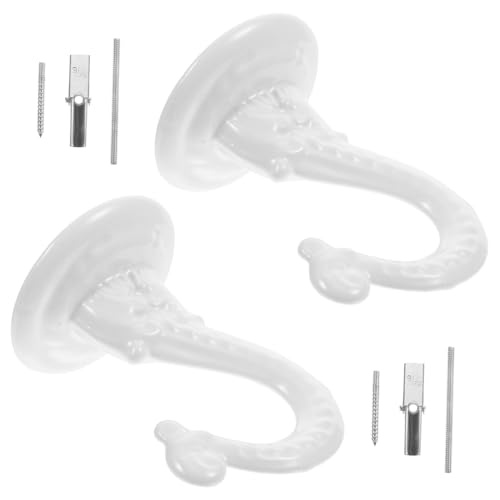 COOPHYA 2 Sätze deckenbefestigung Decken Halterung kleiderbügel Kleiderhaken schlusserhänger Deckenhänger Haken zum Aufhängen von Pflanzen Wandknebelhaken Wandaufhänger Zinklegierung Weiß COOPHYA 2 Sätze deckenbefestigung Decken Halterung kleiderbügel Kleiderhaken schlusserhänger Deckenhänger Haken zum Aufhängen von Pflanzen Wandknebelhaken Wandaufhänger Zinklegierung Weiß von COOPHYA