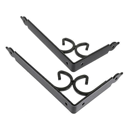 COOPHYA 2st Hängender Pflanzenständer Wandhaken Montage Gestell Einheit Schwimmende Regalhalterungen Halterungen Für Regale Eckregale Pole Ring Regale An Der Wand Montiert Dual Black Eisen COOPHYA 2st Hängender Pflanzenständer Wandhaken Montage Gestell Einheit Schwimmende Regalhalterungen Halterungen Für Regale Eckregale Pole Ring Regale An Der Wand Montiert Dual Black Eisen von COOPHYA