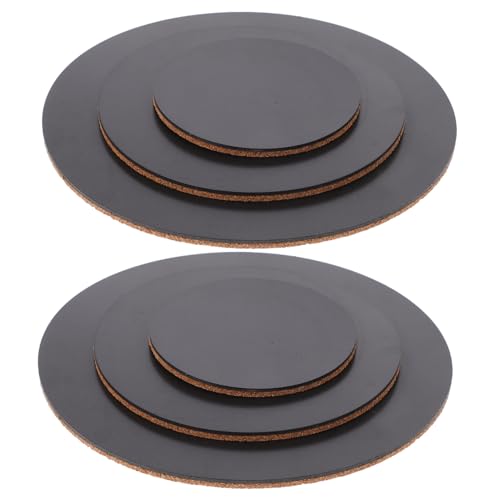 COOPHYA Blumentopf-untersetzer-Set 6-teilig Rund Kork-untersetzer Wiederverwendbare Matten für Den Einsatz COOPHYA Blumentopf-untersetzer-Set 6-teilig Rund Kork-untersetzer Wiederverwendbare Matten für Den Einsatz von COOPHYA