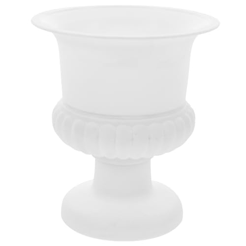 COOPHYA Blumentopf hochzeitsdeko Hochzeitsblumentöpfe aus Kunststoff Veranda Topf Pflanzgefäß im römischen Stil Hochzeitspflanzer dekorativer Pflanzenhalter Vintage Home Decor Plastik Weiß COOPHYA Blumentopf hochzeitsdeko Hochzeitsblumentöpfe aus Kunststoff Veranda Topf Pflanzgefäß im römischen Stil Hochzeitspflanzer dekorativer Pflanzenhalter Vintage Home Decor Plastik Weiß von COOPHYA