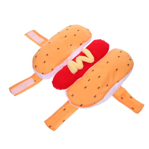 COOPHYA Hot Dog Welpenkleidung: Einfach zu tragen mit verstellbarem Design – Haustier-Halloweenkostüm für Hunde – Ideal für Partys und Familientreffen COOPHYA Hot Dog Welpenkleidung: Einfach zu tragen mit verstellbarem Design – Haustier-Halloweenkostüm für Hunde – Ideal für Partys und Familientreffen von COOPHYA