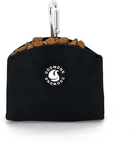 COOWONE Leckerli-Tasche für Hunde, freihändig, Magnetverschluss, 900D-Oxford-Stoff, kleine Welpen-Trainingstasche für Reisen oder den Außenbereich von COOWONE