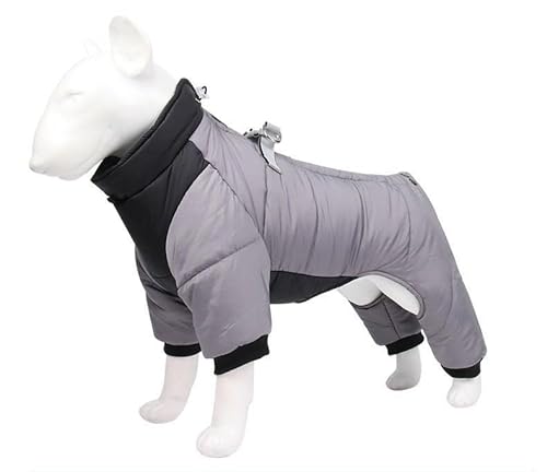 CORGIOLOGY | HT-685 | Hundemantel für alle Hunde, Fashion, Hunde Wintermantel, Hundejacke für alle Hunde geeignet, 4 Farben verfügbar (2XL, GRAU) von CORGIOLOGY