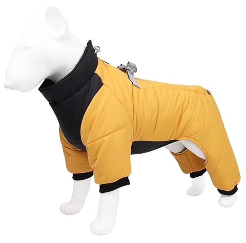 CORGIOLOGY | HT-685 | Hundemantel für alle Hunde, Fashion, Hunde Wintermantel, Hundejacke für alle Hunde geeignet, 4 Farben verfügbar (M, GELB) von CORGIOLOGY