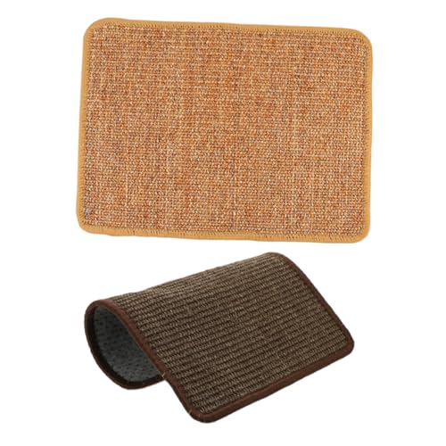 2St Sisal Katzen Griff Kratzmatte für Kätzchen Katze kratzmatte Kratzteppich für Katzen Katzenspielzeug katzenkratzmatte Teppiche Kratzbrett -Kätzchen-Kratzer CORHAD 2St Sisal Katzen Griff Kratzmatte für Kätzchen Katze kratzmatte Kratzteppich für Katzen Katzenspielzeug katzenkratzmatte Teppiche Kratzbrett -Kätzchen-Kratzer CORHAD von CORHAD