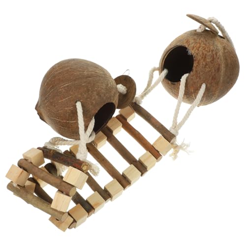 CORHAD Holz Vogel Nest Kokosnüsse Shell Vogelkäfig Für Pet Vögel Ruhen Bett CORHAD Holz Vogel Nest Kokosnüsse Shell Vogelkäfig Für Pet Vögel Ruhen Bett von CORHAD
