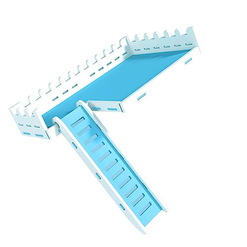 CORHAD 1satz Hamster Kletterleiter Spielzeug Aus Plattform Für Kleintiere Fördert Bewegung Und Balance Für Hamster Und Kleine Haustiere Blau-weiß CORHAD 1satz Hamster Kletterleiter Spielzeug Aus Plattform Für Kleintiere Fördert Bewegung Und Balance Für Hamster Und Kleine Haustiere Blau-weiß von CORHAD