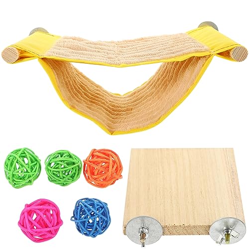 CORHAD Meerschweinchen-nestbett Chinchilla-hängematte Warmes Sprungbrett-Nest Für Eichhörnchen 7 Stück Haustier-spielzeugbett von CORHAD