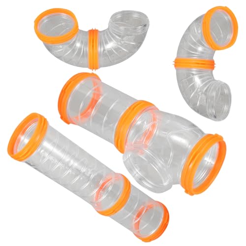 CORHAD Abenteuer-röhren-Set Für Hamsterkäfig Stabiles Tunnel-Set Aus Kunststoff Verbindungsstücke Für Meerschweinchenröhren Und Tunnel Zubehör von CORHAD