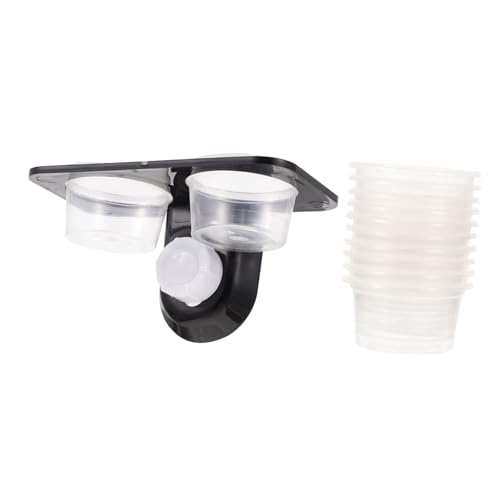 CORHAD Stabiles Futternapf-Set Für Reptilien 2 Separate Näpfe Futternapf Für Eidechsen Fluchtdesign Für Die Ernährung Von Reptilien CORHAD Stabiles Futternapf-Set Für Reptilien 2 Separate Näpfe Futternapf Für Eidechsen Fluchtdesign Für Die Ernährung Von Reptilien von CORHAD