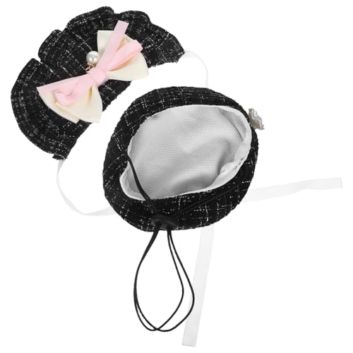 CORHAD 1 Set Baskenmütze Für Hunde Und Katzen: Französische Künstler-Beanie Und Bandana-schal Für Haustiere – Weihnachtskostüm, Haar-Accessoire, Foto-Requisiten von CORHAD