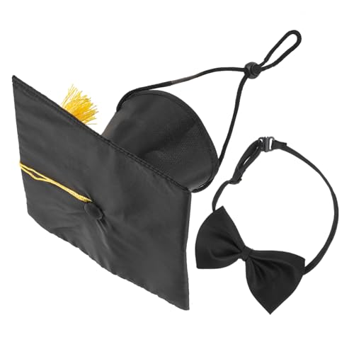 CORHAD 2 in 1 Hund Graduierung Party Tragen Haustier Halskette Krawatte Ornament Doktoranden-Hut Für Haustier Foto CORHAD 2 in 1 Hund Graduierung Party Tragen Haustier Halskette Krawatte Ornament Doktoranden-Hut Für Haustier Foto von CORHAD