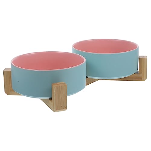 CORHAD Erhöhter Katzennapf 1 Set Keramik Katzenfutter Schüssel Bodenkatze Schüssel Doppelkatze Lebensmittelschalen Haustierversorgung Katzennapf CORHAD Erhöhter Katzennapf 1 Set Keramik Katzenfutter Schüssel Bodenkatze Schüssel Doppelkatze Lebensmittelschalen Haustierversorgung Katzennapf von CORHAD