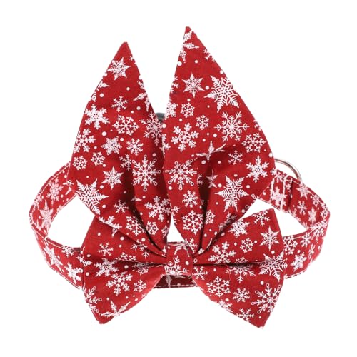 CORHAD 1stück Verstellbares Weihnachts-hundehalsband Mit Dekorativem Krawatten-Bowtie Für Katzen Und Hunde Bequeme Für Festliche Anlässe Größenverstellbar Für Haustiere CORHAD 1stück Verstellbares Weihnachts-hundehalsband Mit Dekorativem Krawatten-Bowtie Für Katzen Und Hunde Bequeme Für Festliche Anlässe Größenverstellbar Für Haustiere von CORHAD