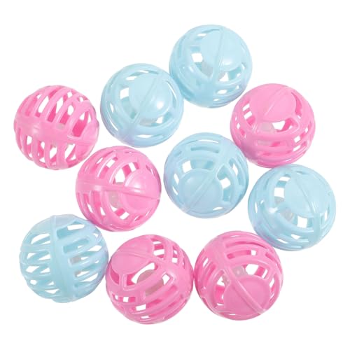 CORHAD 10 Stück Katzenspielzeug Mit Glöckchen, Kleine Glocke, Katzenballspielzeug, Jingle Balls Für Katzen, Kätzchen, Katzenspielzeug Im Innenbereich, Zufällige Farbe CORHAD 10 Stück Katzenspielzeug Mit Glöckchen, Kleine Glocke, Katzenballspielzeug, Jingle Balls Für Katzen, Kätzchen, Katzenspielzeug Im Innenbereich, Zufällige Farbe von CORHAD