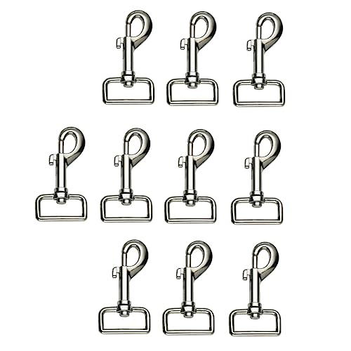 CORHAD 10 Stück Teiliges Drehkarabinerhaken aus Zinklegierung Robuste Hundeleinen Clips mit Drehgelenk Vielseitig Einsetzbar für Haustierleinen DIY Zubehör und Lederarbeiten CORHAD 10 Stück Teiliges Drehkarabinerhaken aus Zinklegierung Robuste Hundeleinen Clips mit Drehgelenk Vielseitig Einsetzbar für Haustierleinen DIY Zubehör und Lederarbeiten von CORHAD