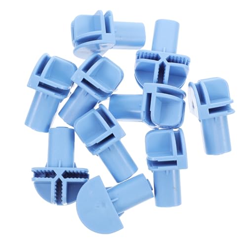 CORHAD 10Pcs Plastikkatze Käfig Caster Accessoires Vogelkäfigradanschlüsse Kleine Rollradadapter Schwenze Caster Sockel Ärmel Himmelblau CORHAD 10Pcs Plastikkatze Käfig Caster Accessoires Vogelkäfigradanschlüsse Kleine Rollradadapter Schwenze Caster Sockel Ärmel Himmelblau von CORHAD