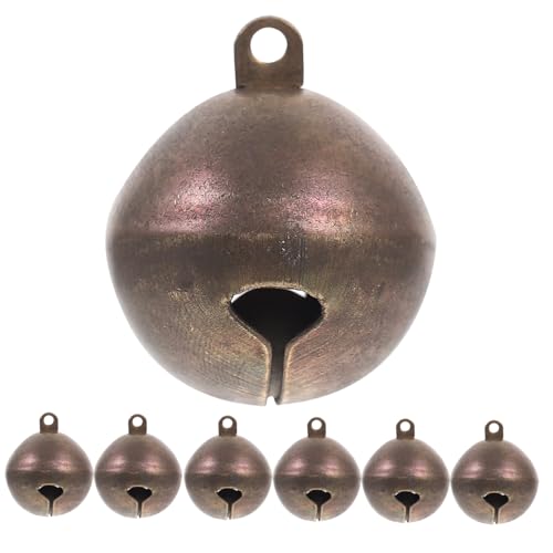 CORHAD 10St Ziegenkupferglocke Hundeglocke Kranz Glocken Weihnachtsglocken aus Kupfer hundehalsband Glocke Zubehör für Haustieranhänger Haustierglocken Urlaub Baumschmuck Coffee CORHAD 10St Ziegenkupferglocke Hundeglocke Kranz Glocken Weihnachtsglocken aus Kupfer hundehalsband Glocke Zubehör für Haustieranhänger Haustierglocken Urlaub Baumschmuck Coffee von CORHAD