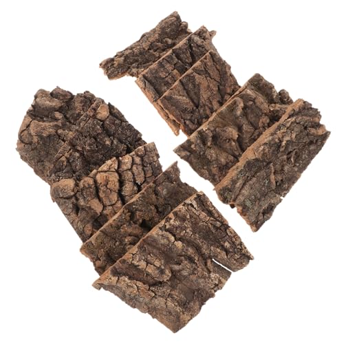 CORHAD 10 Stücke Natürliche Holzrinde Für Terrarium Reptilien Verstecken Korkrinde Reptil Klettern Plattform von CORHAD