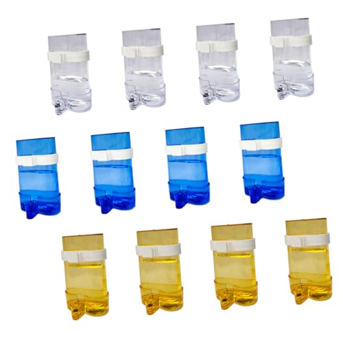 CORHAD 12stücke Teiliges Automatisches Wasserspender Vögel Transparente Blaue Und Gelbe Futtertränken Für Papageien Und Wellensittiche Installieren Aus Lebensmittelechtem Sicher Für CORHAD 12stücke Teiliges Automatisches Wasserspender Vögel Transparente Blaue Und Gelbe Futtertränken Für Papageien Und Wellensittiche Installieren Aus Lebensmittelechtem Sicher Für von CORHAD