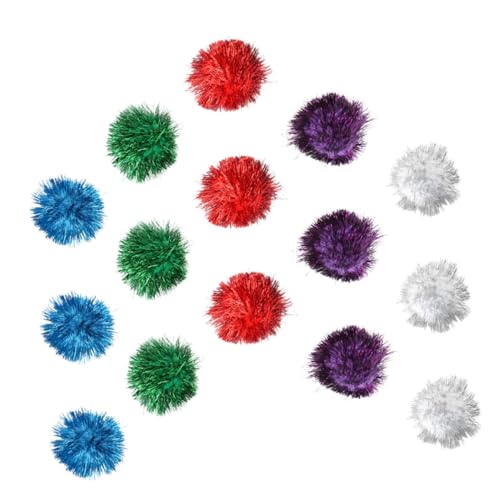 CORHAD 15 Stück Sparkle Ball Katzenspielzeug, Interaktives Katzenspielzeug, Praktisches Katzenspielzeug CORHAD 15 Stück Sparkle Ball Katzenspielzeug, Interaktives Katzenspielzeug, Praktisches Katzenspielzeug von CORHAD