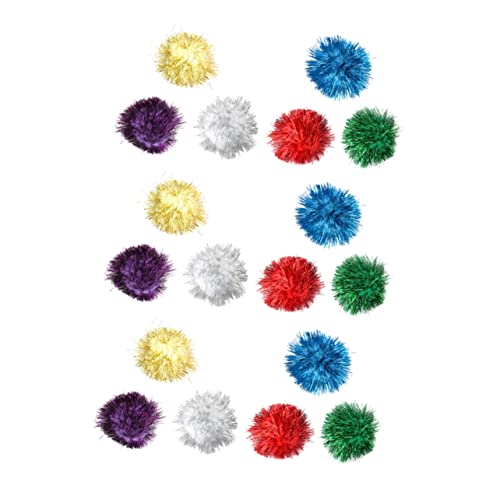CORHAD 18 STK Katzenspielzeug Glitter Ball Katze Lametta Pompons Kratzspielzeug Für Katzen Crinkle-katzenspielzeug Interaktives Katzenspielzeug Pom Poms Flauschige Kugeln Kaschmir CORHAD 18 STK Katzenspielzeug Glitter Ball Katze Lametta Pompons Kratzspielzeug Für Katzen Crinkle-katzenspielzeug Interaktives Katzenspielzeug Pom Poms Flauschige Kugeln Kaschmir von CORHAD