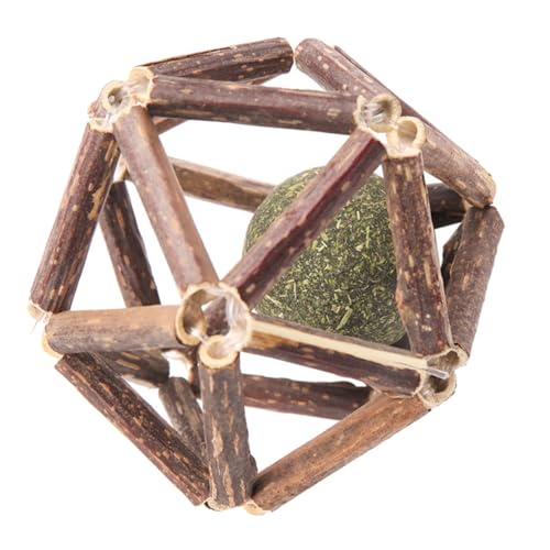 CORHAD 1Stk Beißspielzeug für Katzen knete Spielzeug chew Toy Catnip Ball Katzenspielzeug Kätzchen Zähneknirschen Spielzeug Katze Backenzahn Zubehör für Katzenspielzeug Bambus Brown CORHAD 1Stk Beißspielzeug für Katzen knete Spielzeug chew Toy Catnip Ball Katzenspielzeug Kätzchen Zähneknirschen Spielzeug Katze Backenzahn Zubehör für Katzenspielzeug Bambus Brown von CORHAD