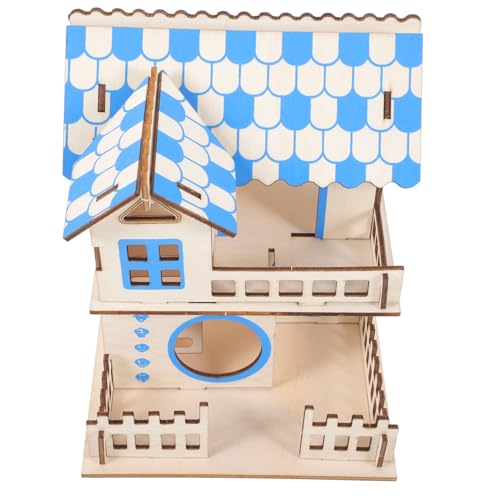 CORHAD Luxus-hamsterhaus Aus Holz Leiter Doppelhaushälfte Villa Haustierversteck CORHAD Luxus-hamsterhaus Aus Holz Leiter Doppelhaushälfte Villa Haustierversteck von CORHAD
