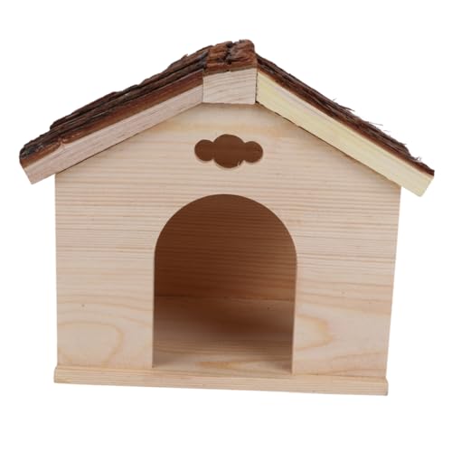 CORHAD 1pc Meerschweinchen Versteck Holz Log für Chinchilla und Eichhörnchen Khaki CORHAD 1pc Meerschweinchen Versteck Holz Log für Chinchilla und Eichhörnchen Khaki von CORHAD