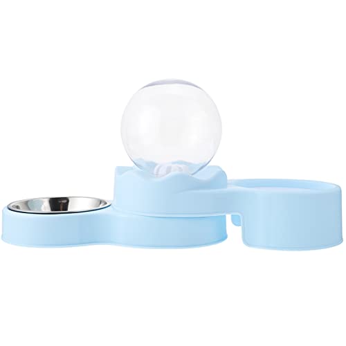CORHAD 1Stk Trinkbrunnen Katzenfutterautomat betiteln Futterspender für Haustiere pet Feeder katzenfutterspender Futternapf für Katzen Wasserspender für Katzen das Haustier Blue von CORHAD