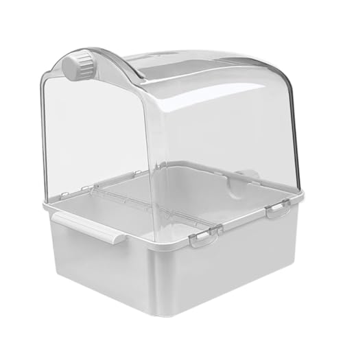 CORHAD 1Stk Vogel Badewanne Papagei Automatische Badewanne Papagei Duschwanne Sittich-Futter Vogelbad wasserbecken wasserwanne vogelkäfig Vogelversorgung Sittich Badewanne Plastik Weiß CORHAD 1Stk Vogel Badewanne Papagei Automatische Badewanne Papagei Duschwanne Sittich-Futter Vogelbad wasserbecken wasserwanne vogelkäfig Vogelversorgung Sittich Badewanne Plastik Weiß von CORHAD