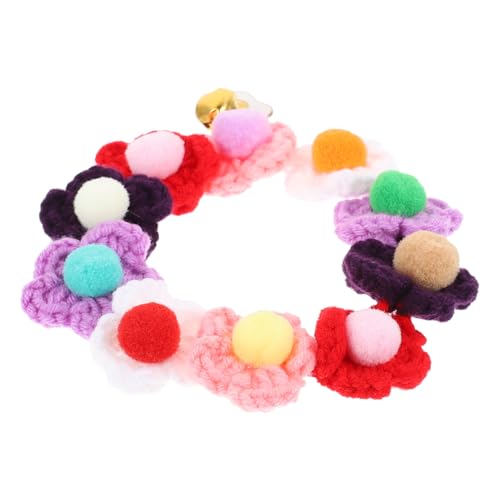 CORHAD 1Stk gestricktes Katzenhalsband Haustier gestrickter Schal Wollschal zughalsband für große Hunde Weihnachtskatzenhalsband Hund gestrickter Kragen Halsband für Hunde Garn Colorful CORHAD 1Stk gestricktes Katzenhalsband Haustier gestrickter Schal Wollschal zughalsband für große Hunde Weihnachtskatzenhalsband Hund gestrickter Kragen Halsband für Hunde Garn Colorful von CORHAD