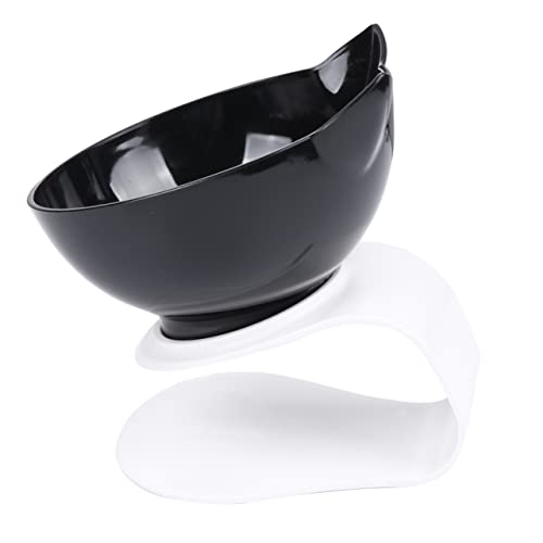 CORHAD Nackenschutz Futternapf Katzennapf Kippbares Design Für Katzen Kunststoff - Einzelnapf Schwarz Haustier Einzelnapf CORHAD Nackenschutz Futternapf Katzennapf Kippbares Design Für Katzen Kunststoff - Einzelnapf Schwarz Haustier Einzelnapf von CORHAD
