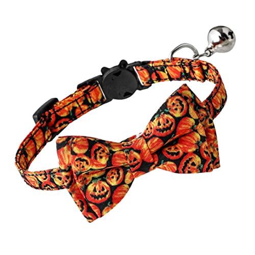 CORHAD 1stk Halloween-Kragen Halloween-kätzchen Halloween-welpe Hundehalsbänder Kätzchen-Kragen Kettenhalskette Für Jungen Leckschutzkragen Hundehalsband Baumwolle Polyester Orange CORHAD 1stk Halloween-Kragen Halloween-kätzchen Halloween-welpe Hundehalsbänder Kätzchen-Kragen Kettenhalskette Für Jungen Leckschutzkragen Hundehalsband Baumwolle Polyester Orange von CORHAD