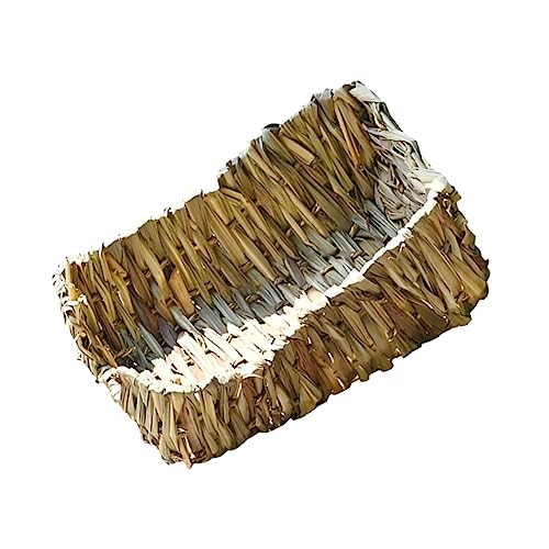 CORHAD 1stk Haustierbett Meerschweinchen Gras Spielzeuge Einstreu Für Kleintiere Essbare Grashütte Kaninchen Gewebte Matte Haustier Lebensraum Hasenmatte Hamsterkorb Schlafbett Schilfgras CORHAD 1stk Haustierbett Meerschweinchen Gras Spielzeuge Einstreu Für Kleintiere Essbare Grashütte Kaninchen Gewebte Matte Haustier Lebensraum Hasenmatte Hamsterkorb Schlafbett Schilfgras von CORHAD