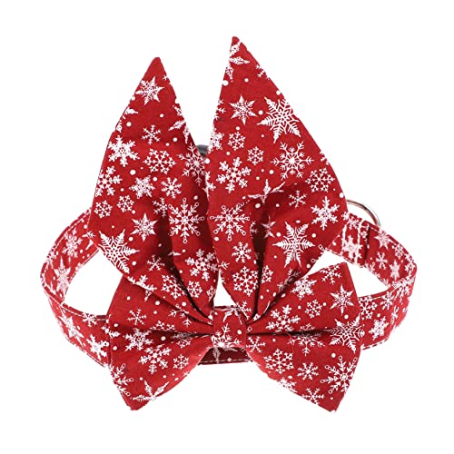 CORHAD Weihnachten Haustier Zubehör Bowknot Kragen Schnalle für Katze Hund Weihnachten Haustier Halsband CORHAD Weihnachten Haustier Zubehör Bowknot Kragen Schnalle für Katze Hund Weihnachten Haustier Halsband von CORHAD