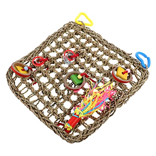 CORHAD Handgefertigte Gewebte Papageien-hängematte Spielzeug Vogel-hängematte Zum Klettern Papageien-Spielzeug Kletternetz Robustes Material Physikalisch CORHAD Handgefertigte Gewebte Papageien-hängematte Spielzeug Vogel-hängematte Zum Klettern Papageien-Spielzeug Kletternetz Robustes Material Physikalisch von CORHAD