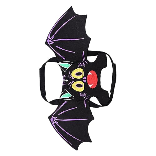 CORHAD 1stk Lustige Fledermaus Flügel Halloween Fledermausflügel-dekor Für Hunde Welpen-Halloween-kostüm Halloween-Halsband Für Hunde Hundepullover Lieferungen Haustier Violett Filzstoff von CORHAD